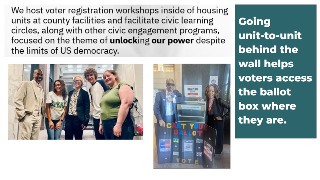 About Jail-Based Voting Workshops in Suffolk County